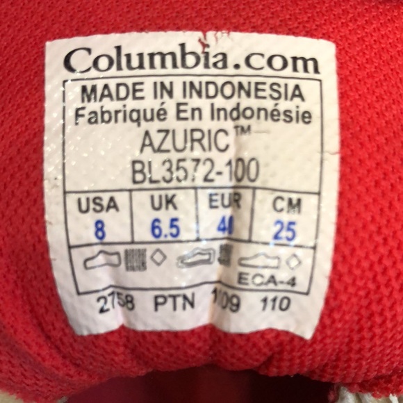 Columbia Techlite Hiking Tennishoes size 8 - Picture 6 of 6